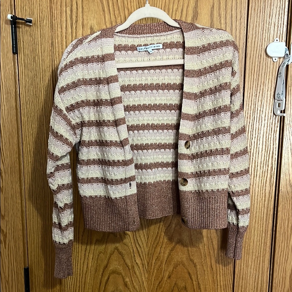NWOT/Striped Cardigan